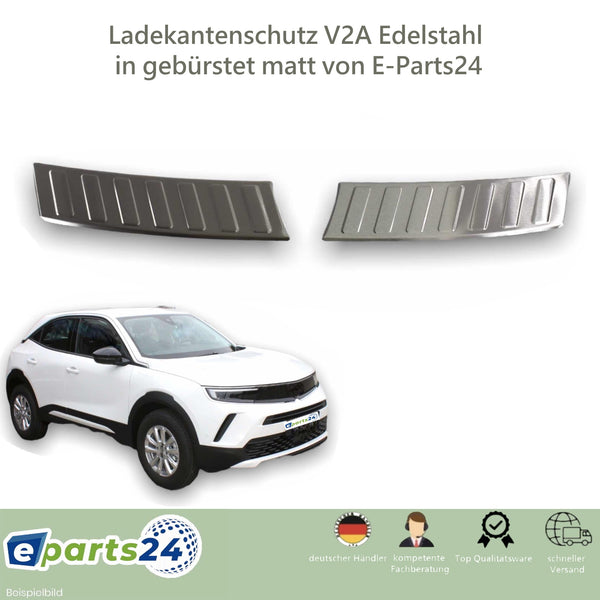 Ladekantenschutz Edelstahl, CHROM - MATT, für Opel Mokka B