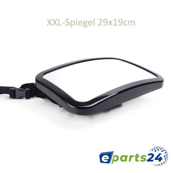 Baby Rückspiegel Rücksitzspiegel Kfz Spiegel Rücksitz Kopfstütze XXL  29x19cm – E-Parts24