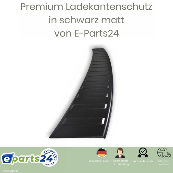 Edelstahl – T5 Premium VW pu matt E-Parts24 Ladekantenschutz schwarz für 2003-2015