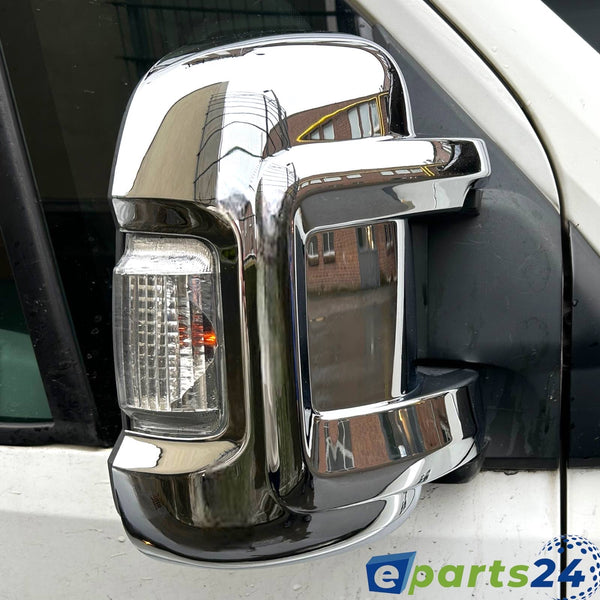 Spiegelkappen Spiegelabdeckung Zierblende Schutz für Fiat Ducato 2006-2023  Chrom