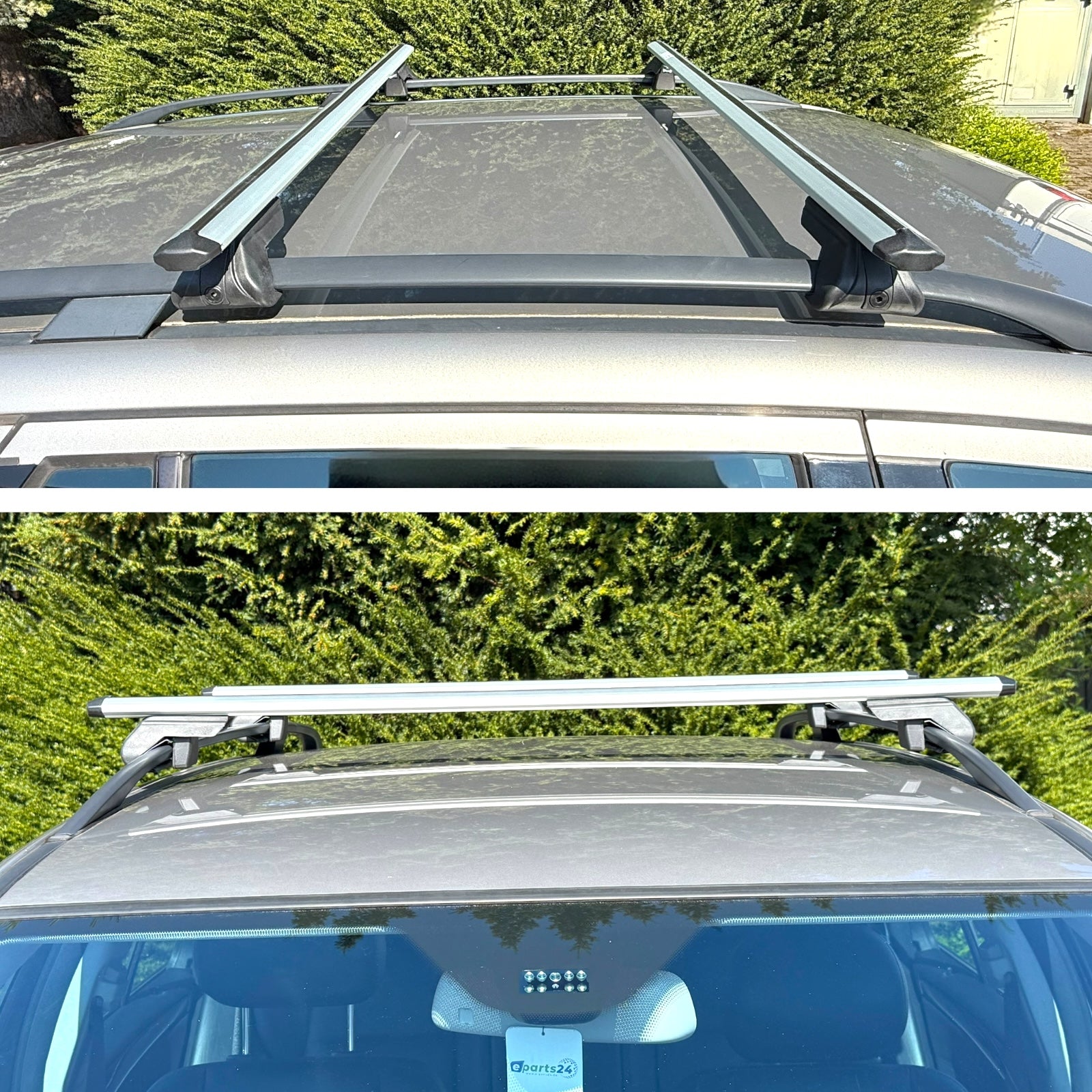 Dachträger Querträger Träger offen für VW Golf Plus 2004-2014 Alu silber
