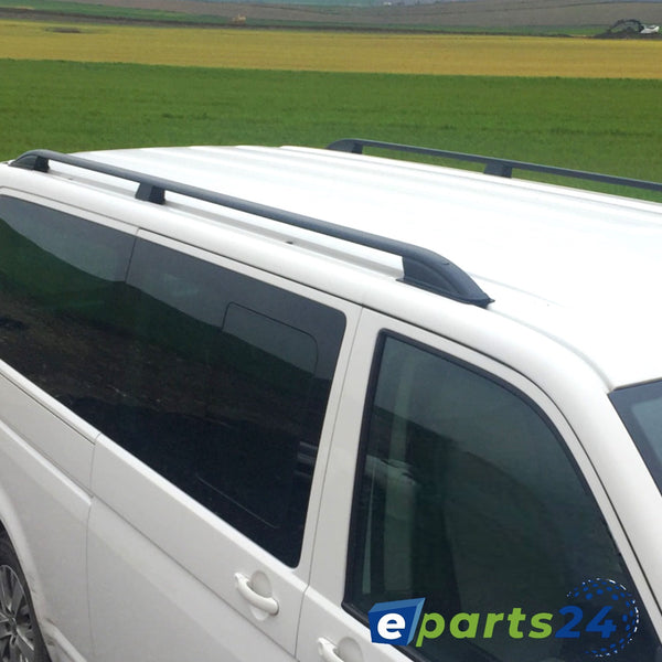 Dachreling Relingträger Träger für Range Rover Sport 2005–2013 Alu schwarz Set