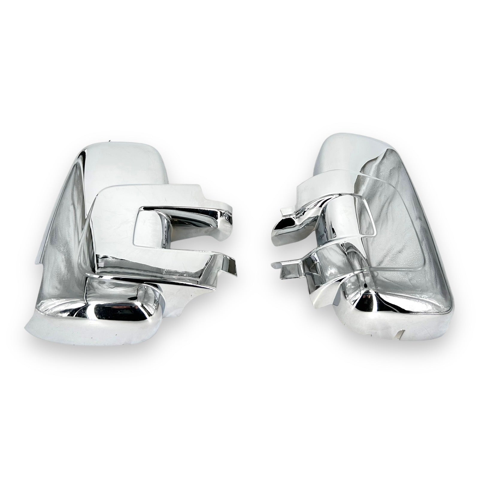 Spiegelkappen Spiegelblenden Spiegelabdeckungen passend für IVECO DAILY ab  2014- ABS 2tlg chrom Set ABS Kunststoff 2tlg hochglanz klebend E-Parts24