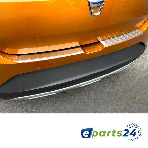 Loading sill protection for Dacia Sandero 3 III Stepway III from 2020 brushed stainless steel 