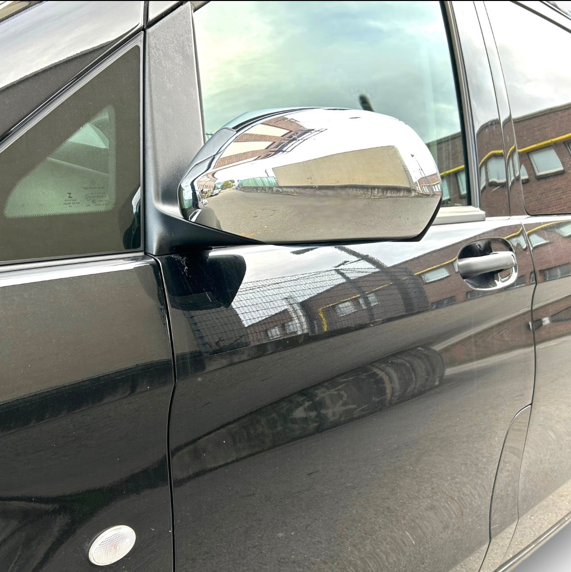 Spiegelkappen Spiegelblenden Spiegelabdeckungen passend für Mercedes Vito  W447 ab 2014- ABS 2tlg Set chrom ABS chrom 2tlg. hochglanz klebend E-Parts24
