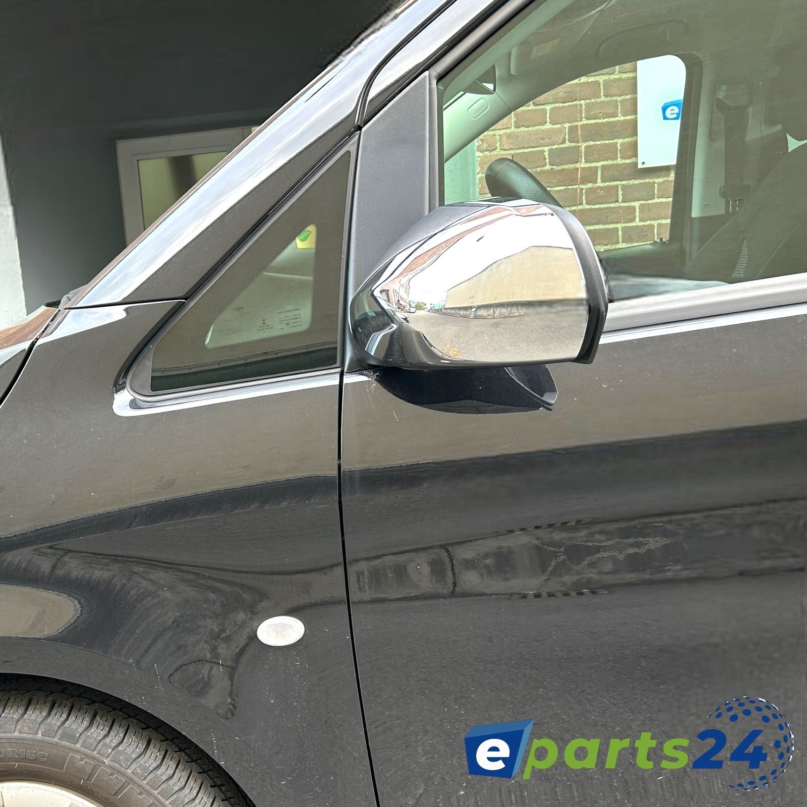 Spiegelkappen Spiegelblenden für Mercedes Vito W447 ab 2014 Edelstahl 2tlg chrom