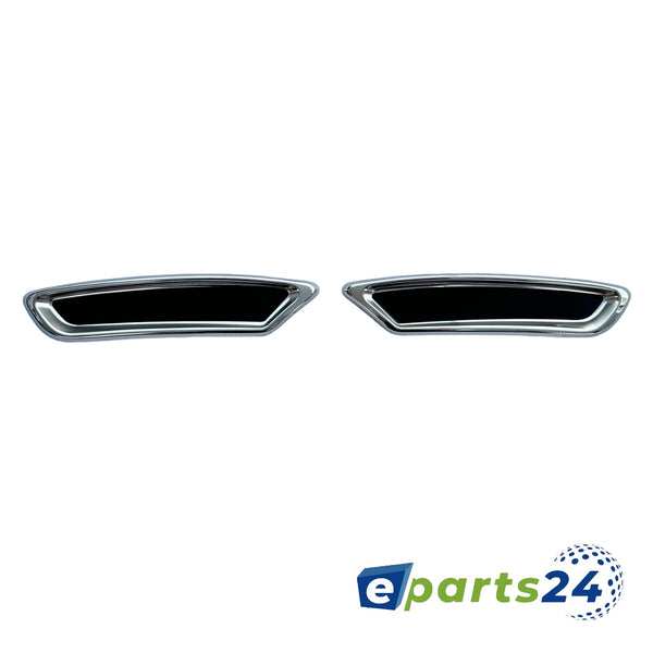 Exhaust frame tailpipe dummy 2x cover for VW Passat B8 3G 2014-2019 stainless steel