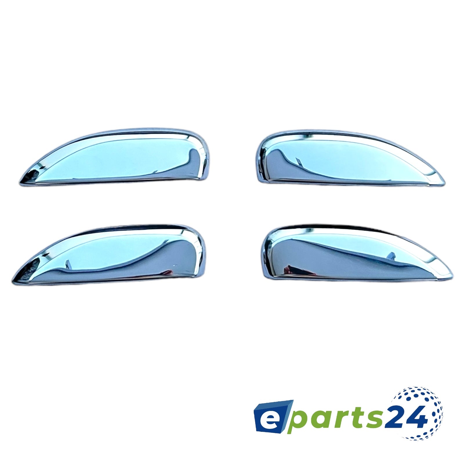 Door handle covers, door handle caps for Dacia Duster from 2018- stainless steel chrome 4pcs.