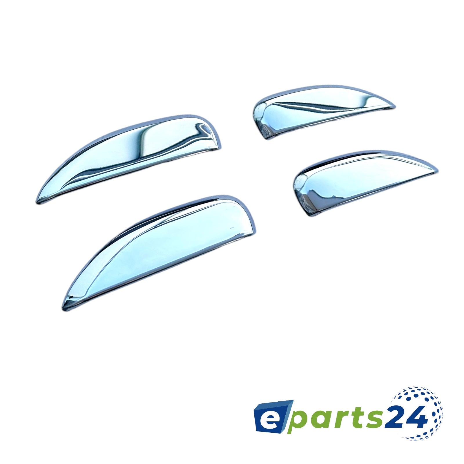 Door handle covers, door handle caps for Dacia Duster from 2018- stainless steel chrome 4pcs.