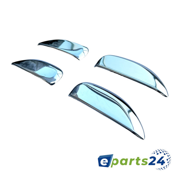 Door handle covers, door handle caps for Dacia Duster from 2018- stainless steel chrome 4pcs.