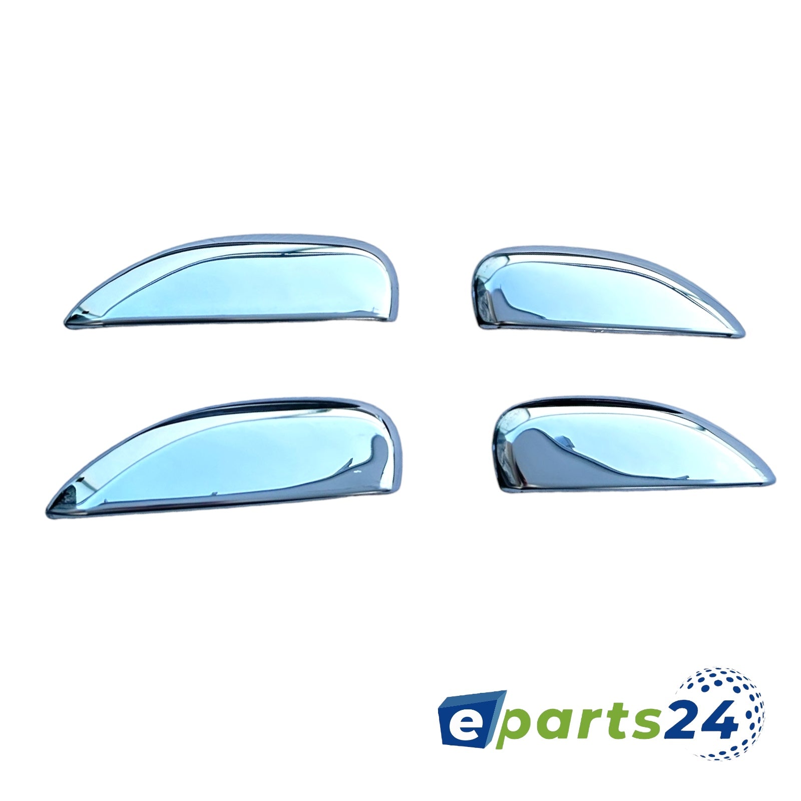 Door handle covers, door handle caps for Dacia Duster from 2018- stainless steel chrome 4pcs.