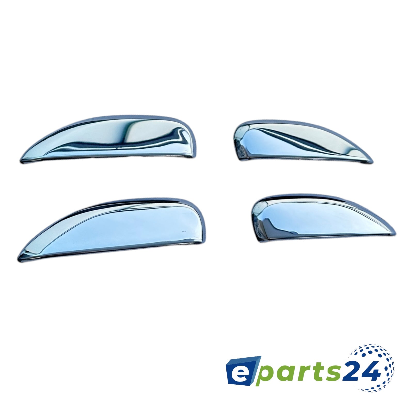 Door handle covers, door handle caps for Dacia Duster from 2018- stainless steel chrome 4pcs.