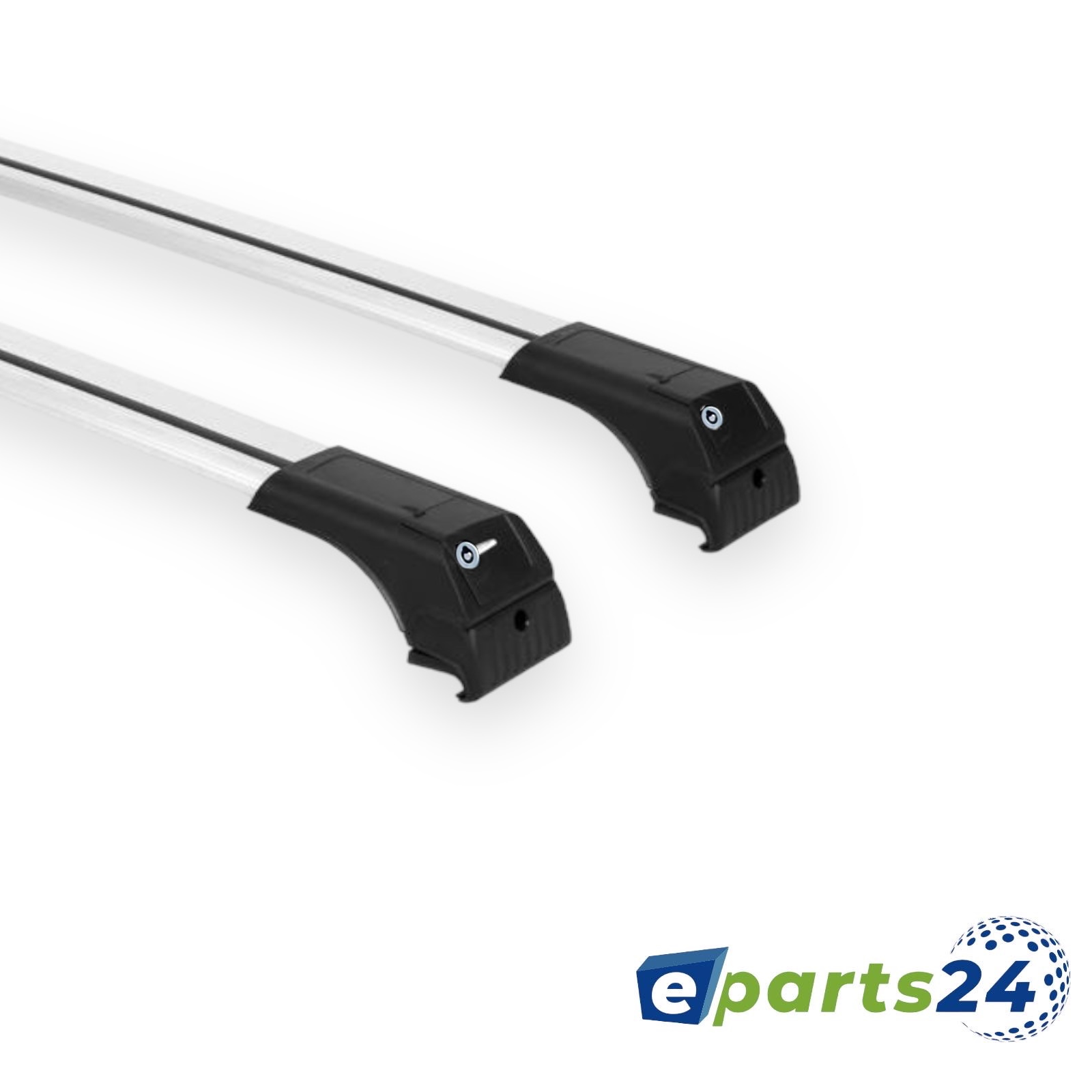 Roof rack cross bar carrier closed for Mitsubishi ASX from 2010- aluminum silver