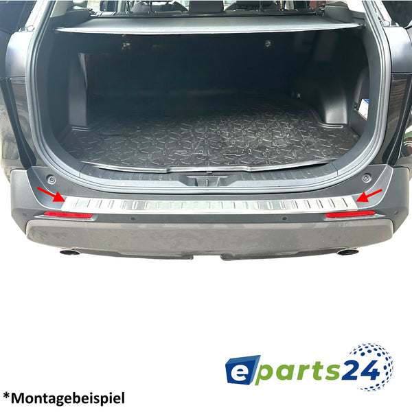 Loading sill protection rear protection for Mercedes B-Class W247 2018- brushed stainless steel