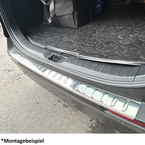 Loading sill protection rear protection for Opel Astra K Sports Tourer 2016- stainless steel gloss