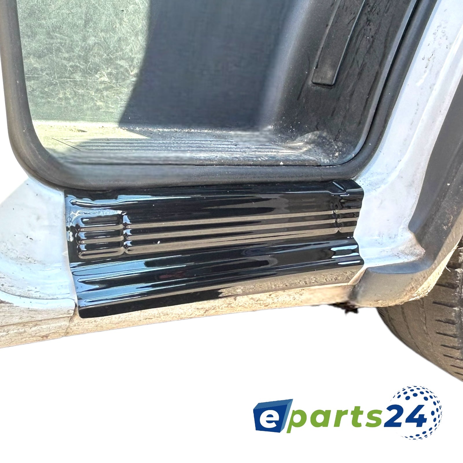 Door sills for Fiat Ducato Jumper Boxer from 2006 black gloss