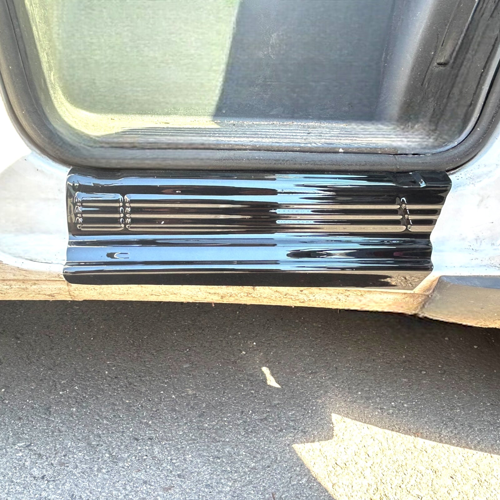 Door sills for Fiat Ducato Jumper Boxer from 2006 black gloss