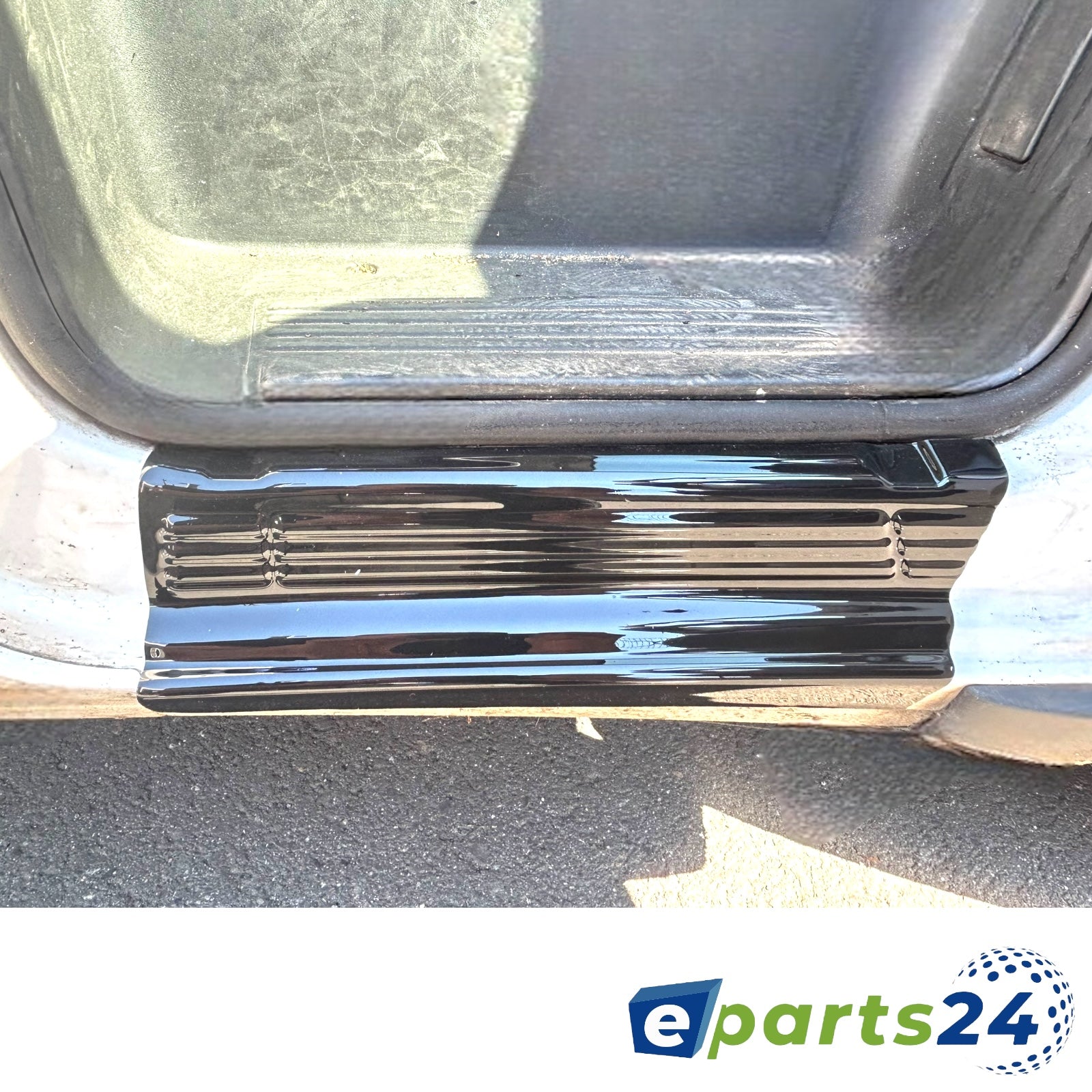 Door sills for Fiat Ducato Jumper Boxer from 2006 black gloss