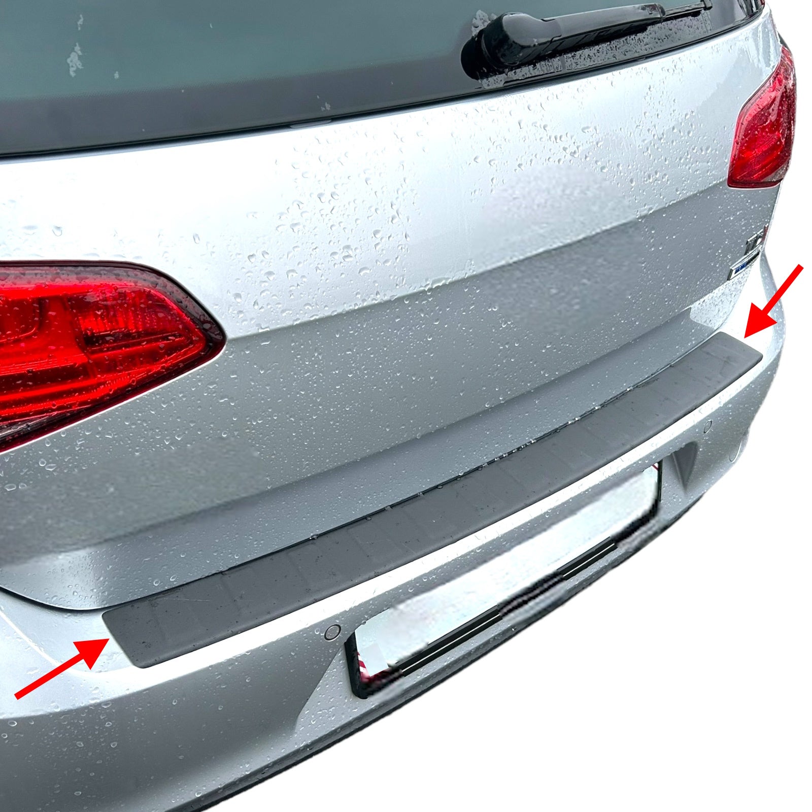 Loading sill protection rear protection made of ABS for VW Golf 7 VII hatchback year 2012-2019