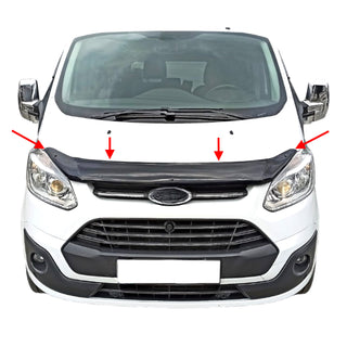 Motorhaubenschutz Deflekto Steinschlag für Ford Transit Tourneo Custom 2013-2018