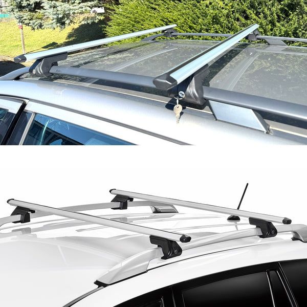 Dachträger Querträger Träger offen für VW Golf Plus 2004-2014 Alu silber