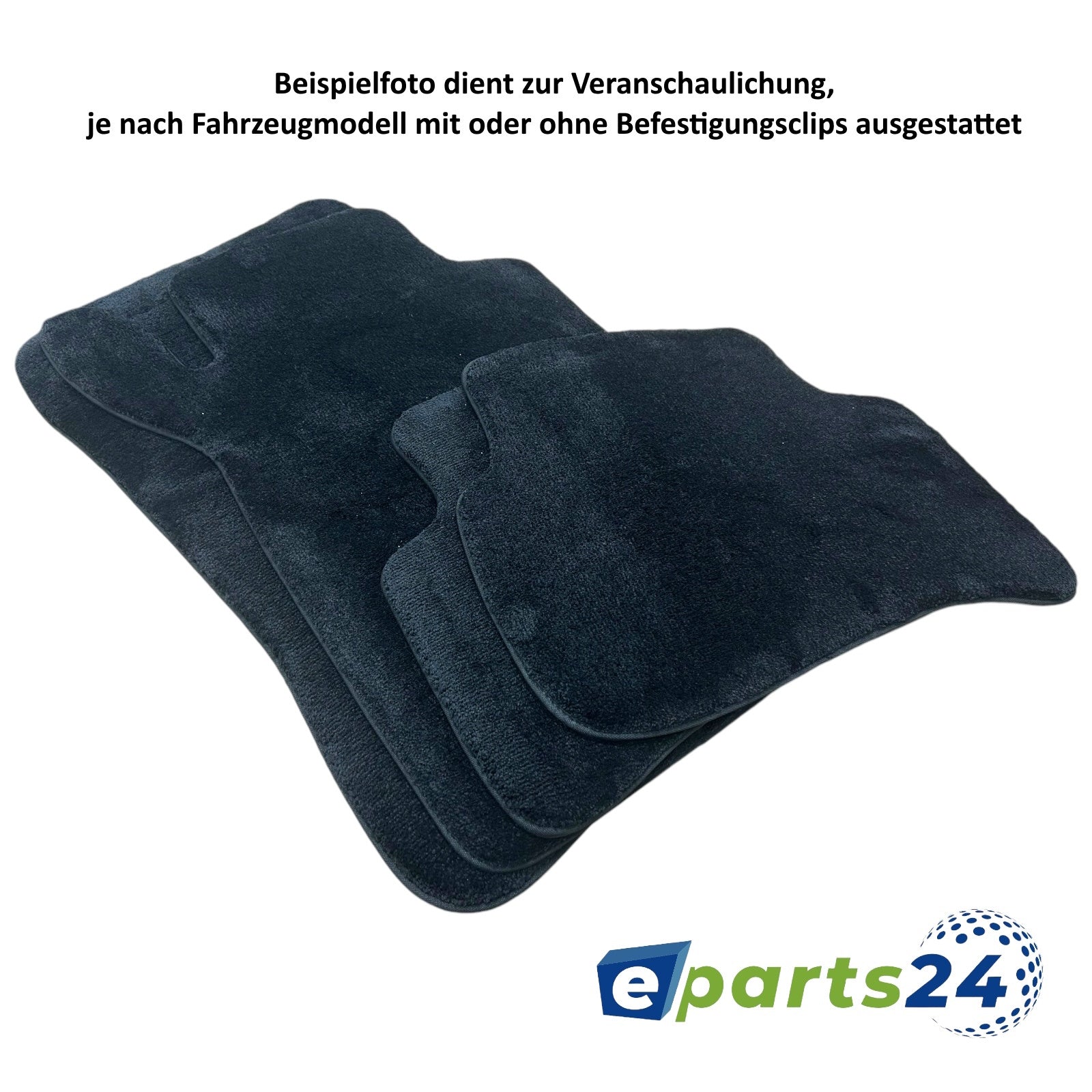 Automatten Fußmatten Autoteppich Velours für BMW 1er F20 F21 2011-06/2019 Set