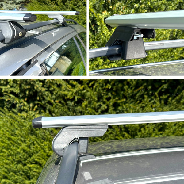 Dachträger Querträger Träger offen für VW Golf Plus 2004-2014 Alu silber