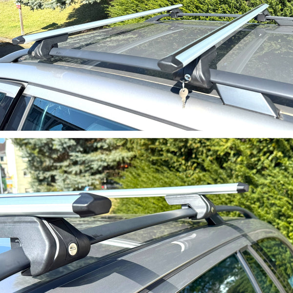 Dachträger Querträger Träger offen für VW Golf Plus 2004-2014 Alu silber