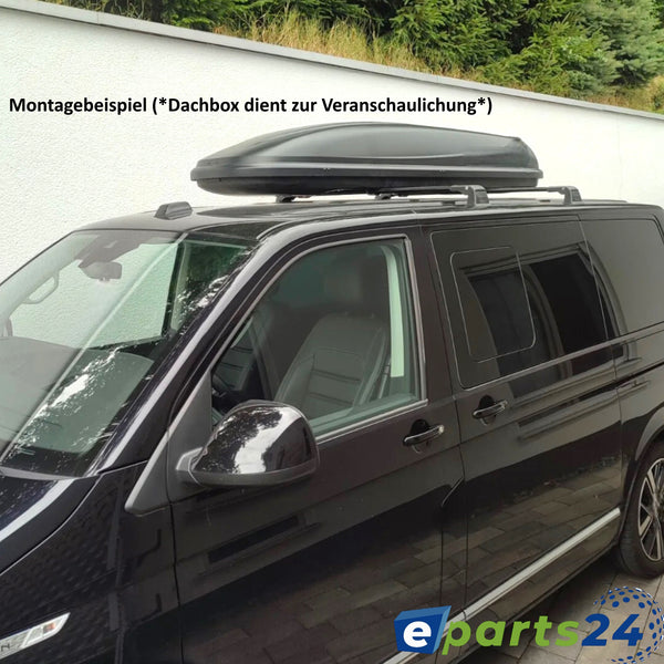 Dachträger Gepäckträger für VW T5 VW T6 Multivan Transporter ab 2003- schwarz