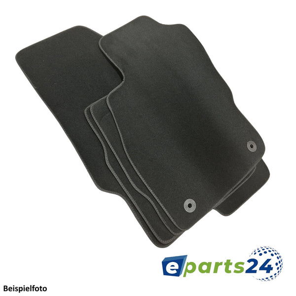 Automatten Fußmatten Autoteppich für VW Golf 6 VI 2008-2012 passform Set dunkel