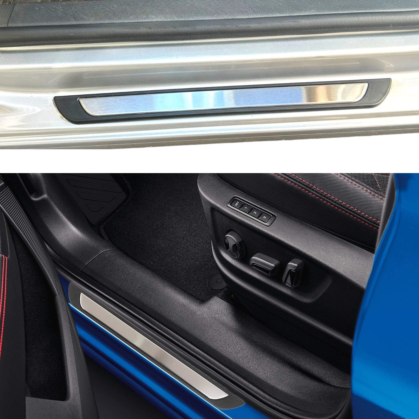 Einstiegsleisten Set für Mercedes GLK X204 ab Bj. 2008-2015 Schwellerschutz 4tlg.