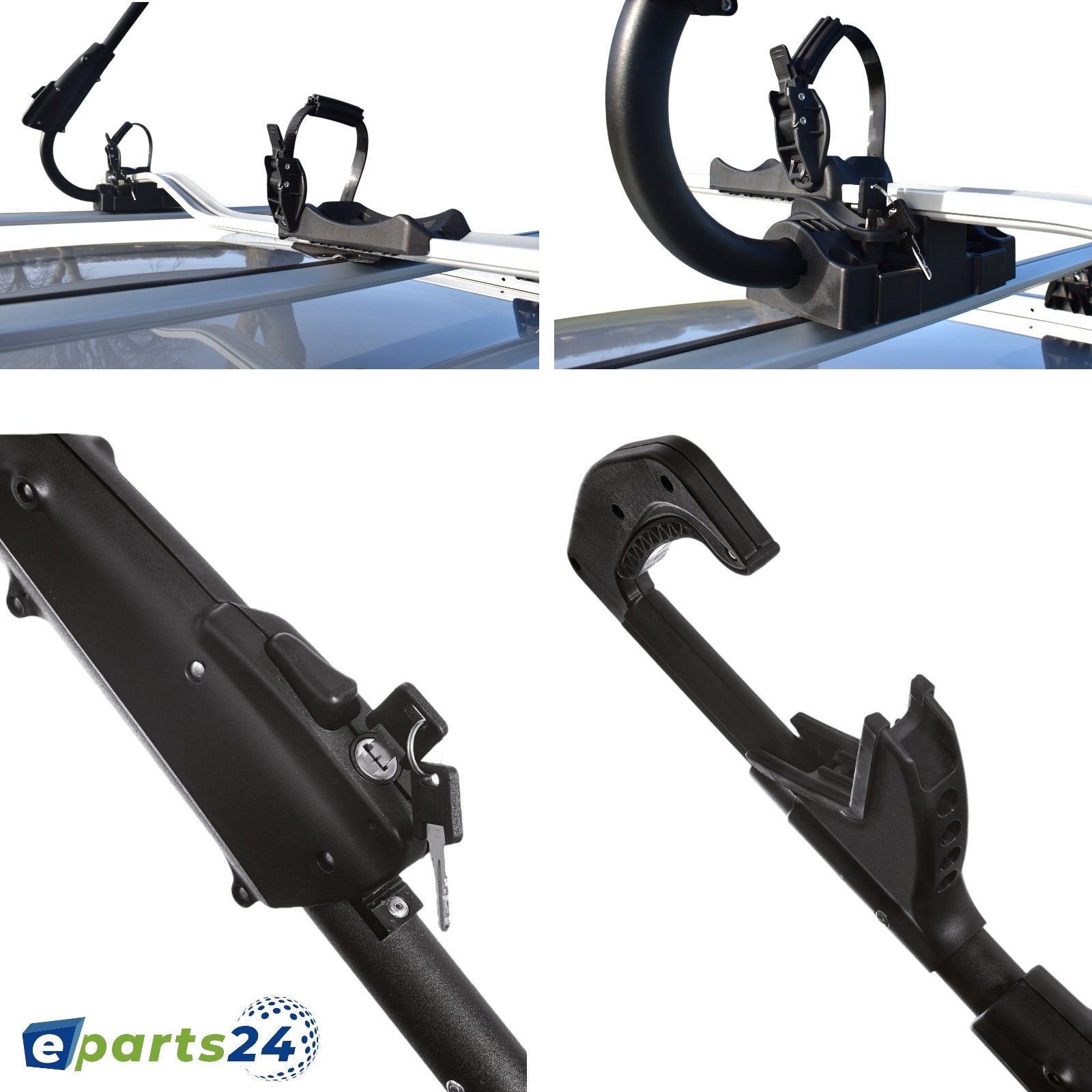 fahrradständer aufsatz Fahrradträger Fahrradhalter 1x Dachfahrradträger 20kg Dach Aufsatz abschließbar – E-Parts24 GmbH