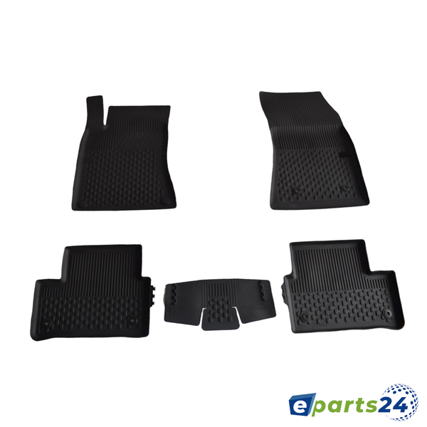 Car mats floor mats Premium TPE for Dacia Duster II 2018-2023 5-piece mat set