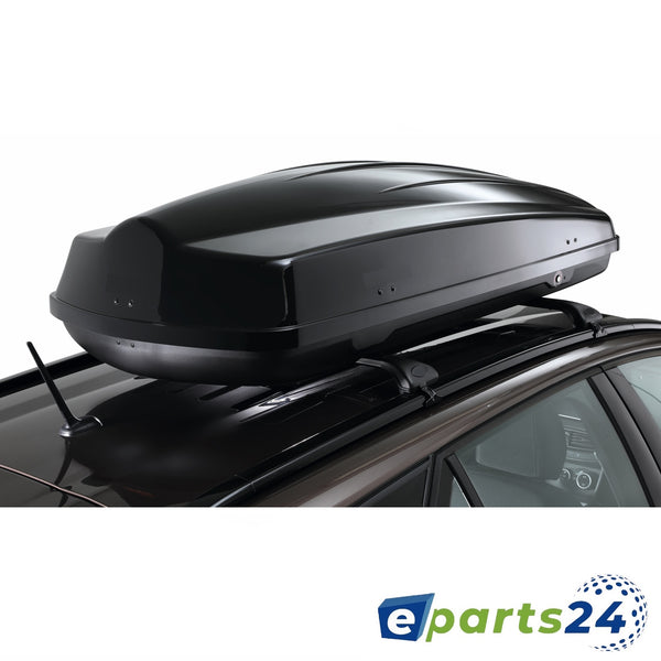 Roof box luggage box roof case car box 310L lockable black gloss 50kg ENOVA