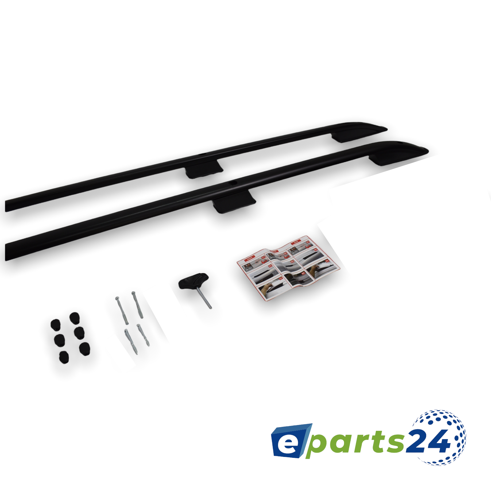 Dachreling für Ford Transit Tourneo Custom 2012-2022 L2 langer Radstand schwarz