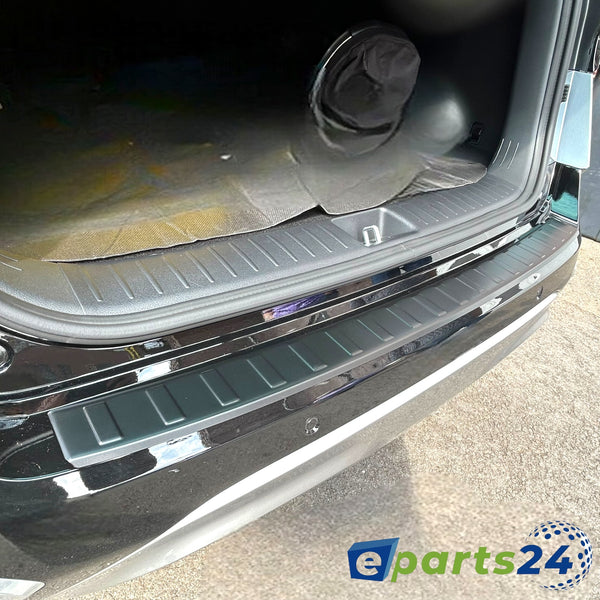 Ladekantenschutz für VW Sharan 2 II Seat Alhambra II ab 2010- Edelstahl schwarz