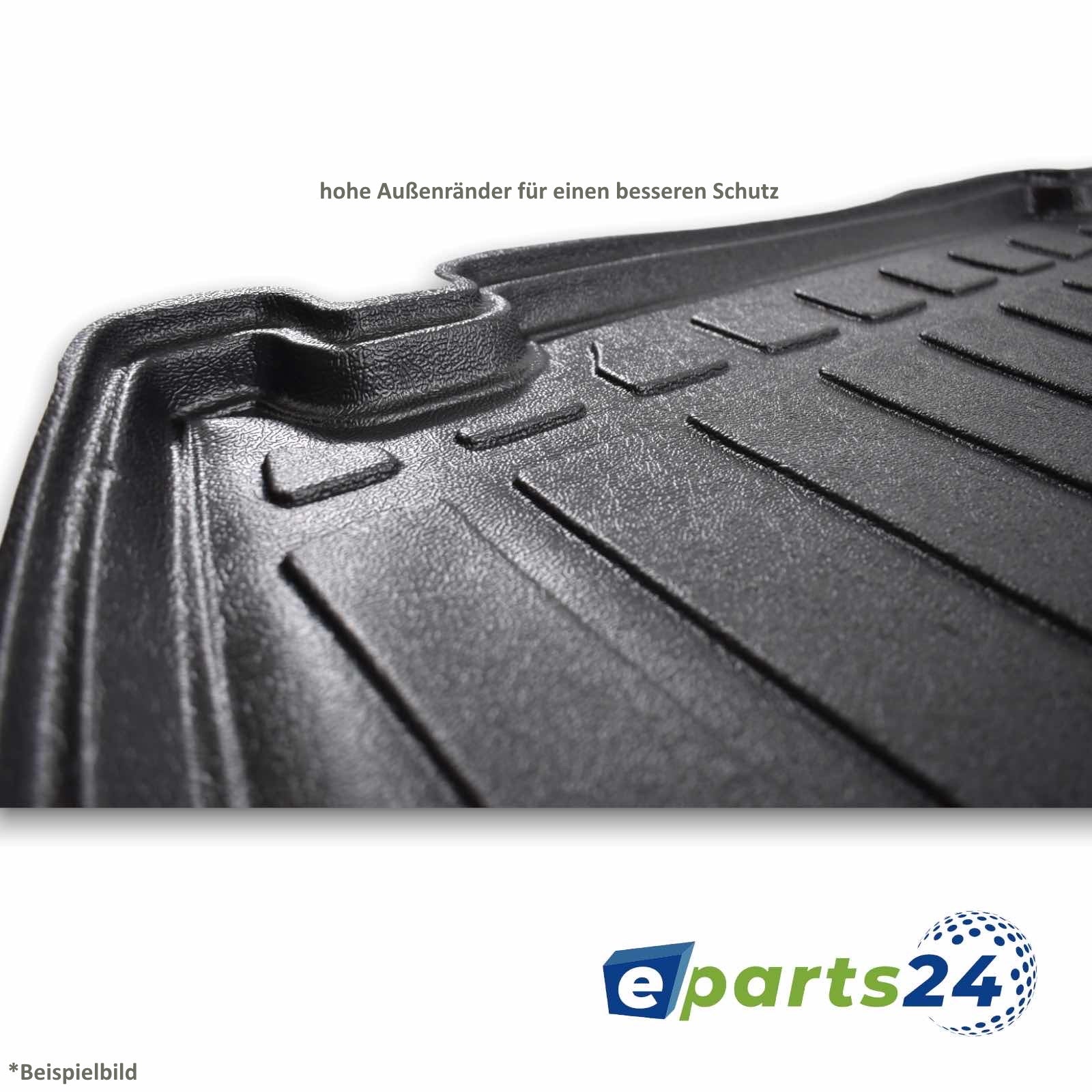 Kofferraumwanne Kofferraummatte Gummi Matte für Audi Q7 4L 2005-2015 schwarz