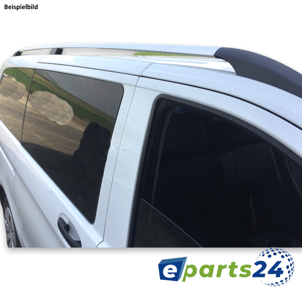 Dachreling für Mercedes Vito Viano W639 W447 2003-2024 L3 extra langer Rad. Alu