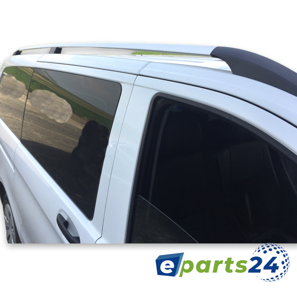 Dachreling für Mercedes Vito Viano W639 W447 2003-2024 L1 kurzer Radstand Alu