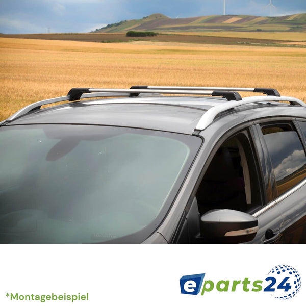 Roof rack cross bars for Opel Vivaro Renault Trafic from 2001- Set aluminum silver