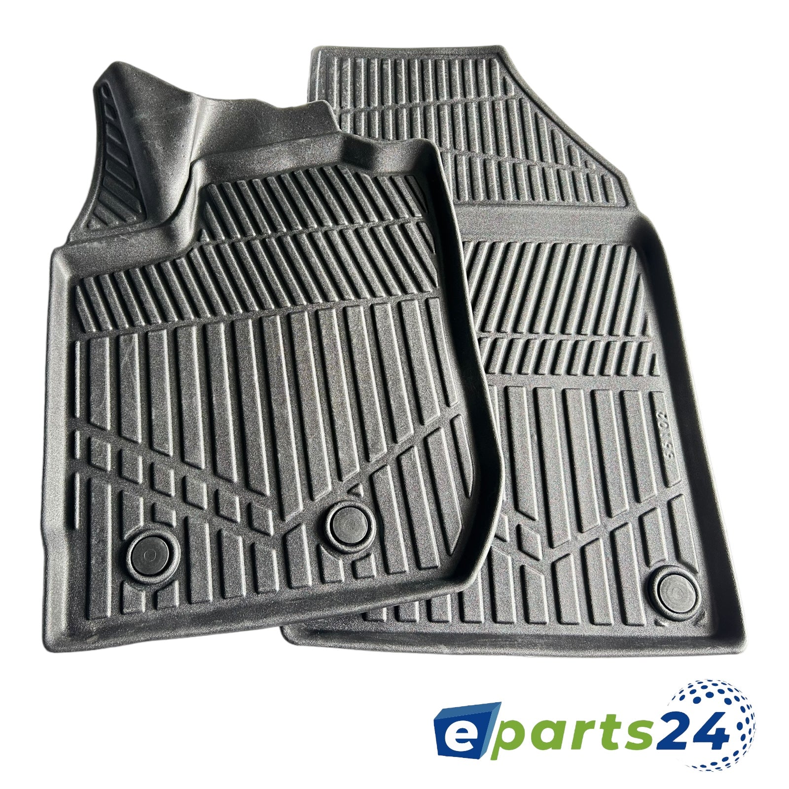 3D rubber mats car mats floor mats high edge for Dacia Duster 3 from 2024- 