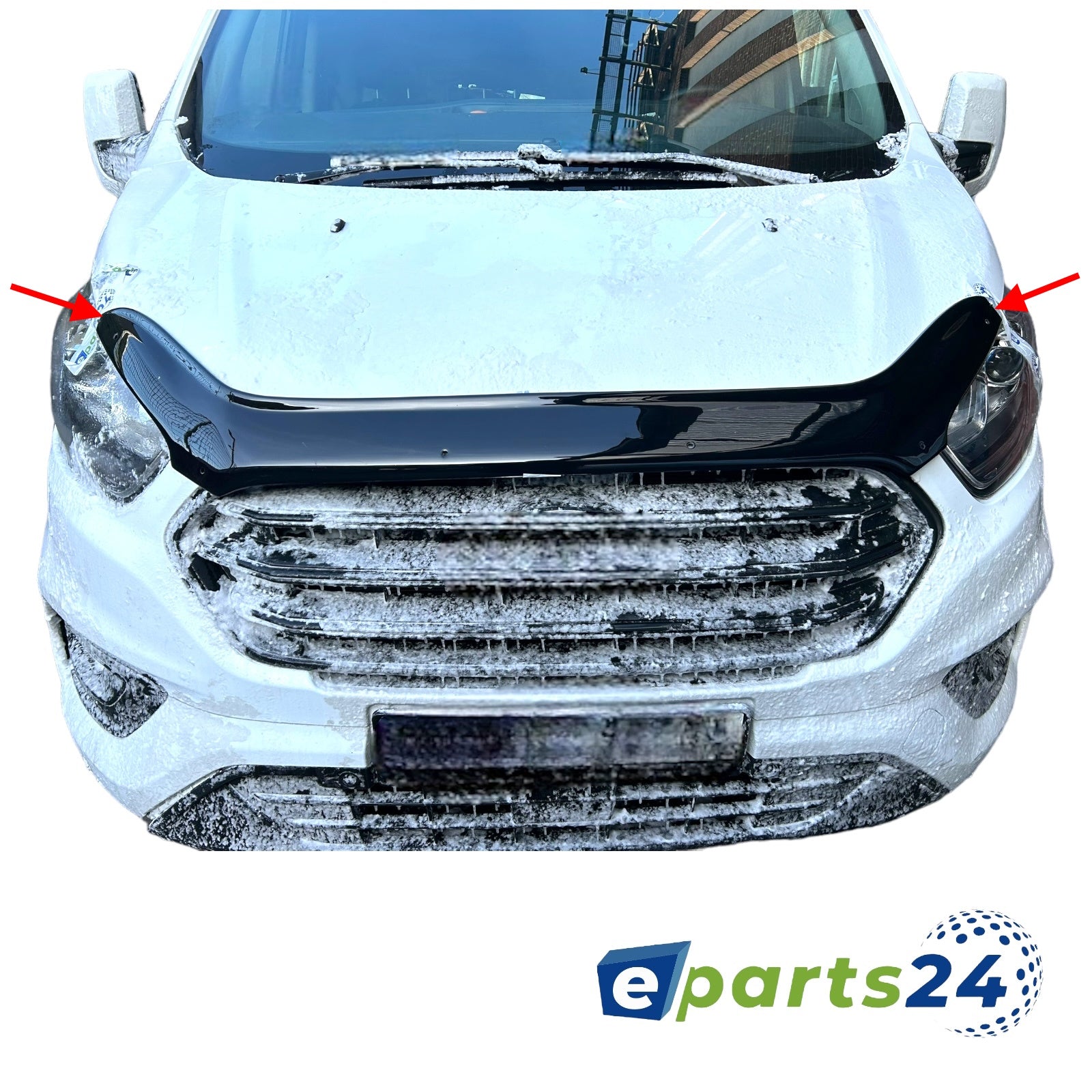 Bonnet Protector Deflector Stone Chip for Ford Transit Tourneo Custom from 2018-