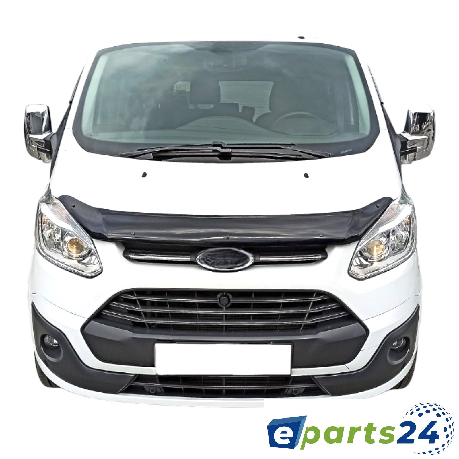 Motorhaubenschutz Deflekto Steinschlag für Ford Transit Tourneo Custom 2013-2018