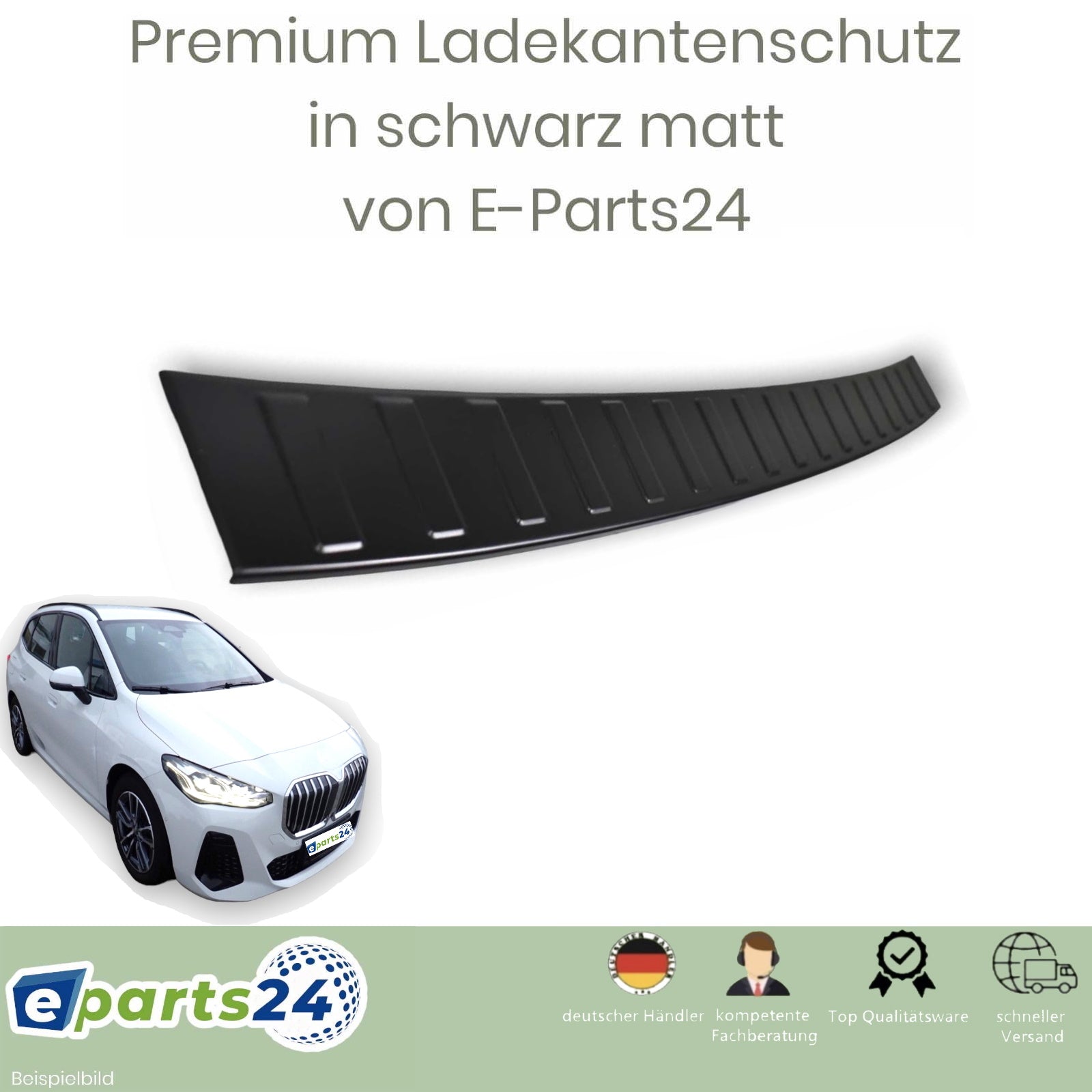 Ladekantenschutz Edelstahl für BMW 2er F45 2014-2021 Chrom Schutz Carb