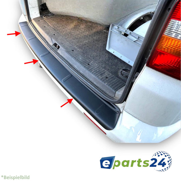 Loading sill protection rear protection cover ABS for Mercedes Vito W447 2014-2022 black