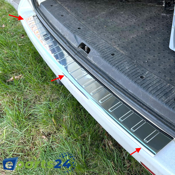 Loading sill protection for Mercedes Citan Tourer W420/Renault Kangoo from 2021- gloss