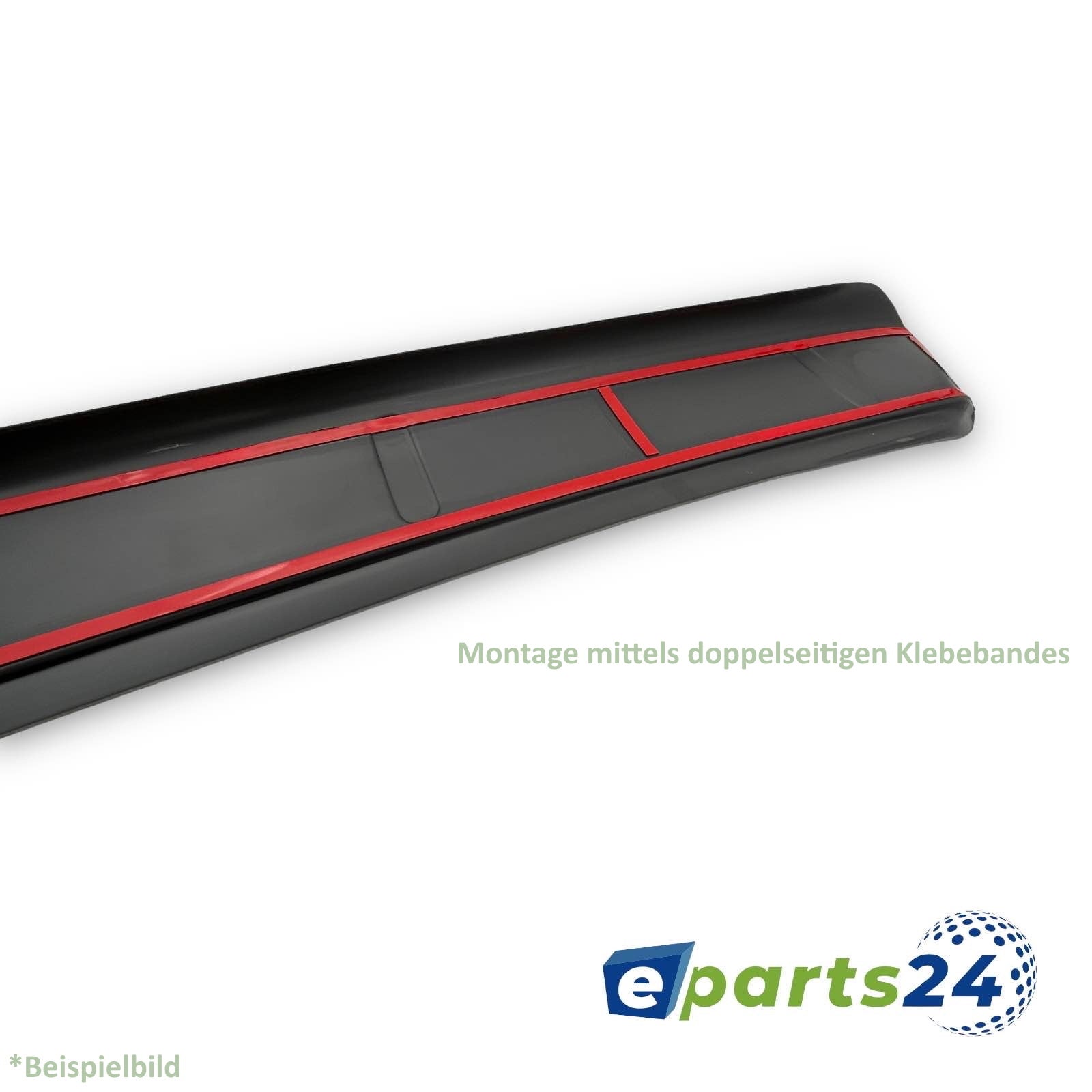Ladekantenschutz Heckschutz Blende ABS für VW T5 Transporter 2009-2015  schwarz – E-Parts24