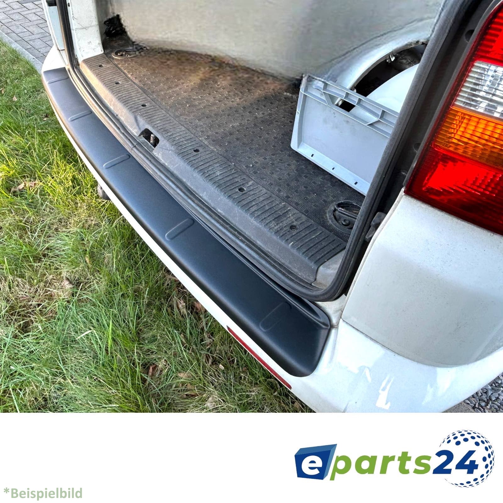 – für ab Duster E-Parts24 Blende 2 Heckschutz II Ladekantenschutz schwarz Dacia 2018- ABS