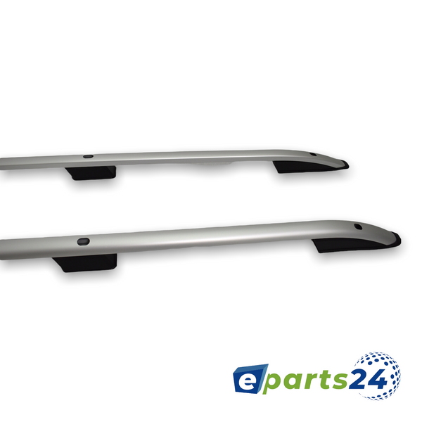 Dachreling Relingträger Träger für Ford Ranger ab Bj. 2012- Alu silber 2tlg. Set