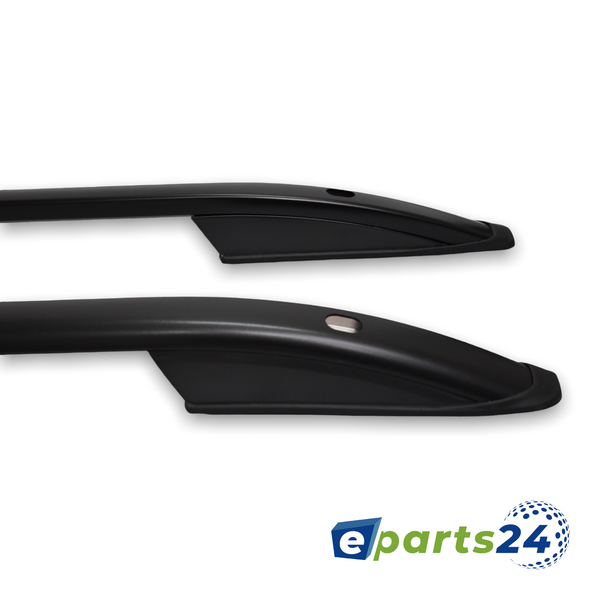 Dachreling für Mercedes Citan & Renault Kangoo kurz ab 2012-2021 Alu schwarz Set